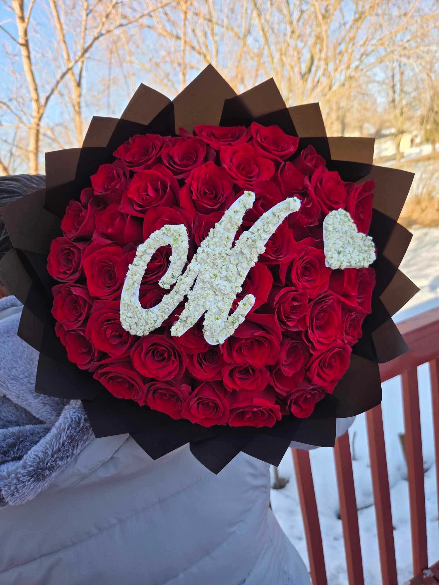 Custom Letter Roses